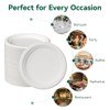 JOLLY CHEF 100% Compostable Paper Plates, 150 Pack 10 Inch