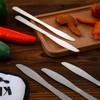 Gisafai 150 Pcs Stainless Steel Dinner Knives 8.3 Inches Spreader