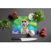 Caroline's Treasures DAC2565LCB Weimaraner Hippie Dawg Glass Cutting Board Large