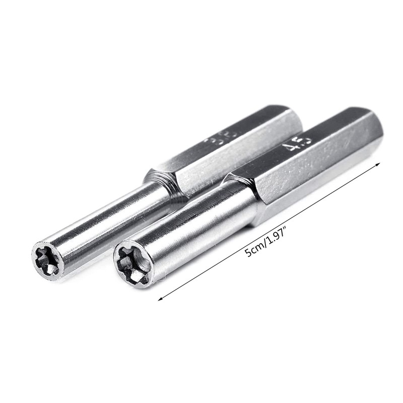 Security Screwdriver Bit 3.8mm & 4.5mm Screwdriver Security Game Bits