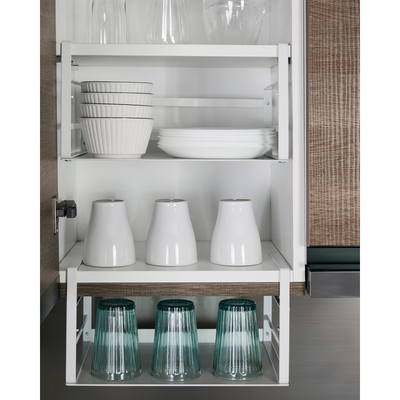 Nxconsu 2Pack Under Shelf Storage Basket Organizer Hanging Holder for