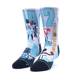 Scrimmage Ja Morant Blue Basketball Unisex Socks, multicoloured