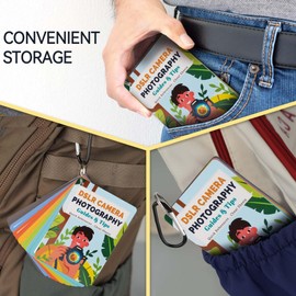 Photography Cheat Sheet Cards for Man: Camera Quick Reference Card for Boy - Photography Guide for DSLR Cameras