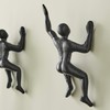 Cast Iron Wall Climber Decorative Wall Hanging Hook (Set of