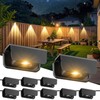 Incamity Deck Lights Outdoor, Fence Lights 10 Pack, Waterproof LED