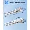 50Pcs Pin Curl Clips, IKOCO Hairdressing Double Prong Hair Clips