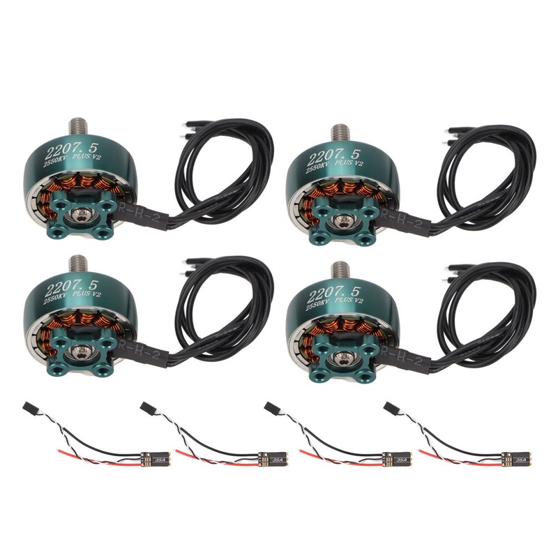 4 Sets Brushless Motor Kit 5mm Shaft Electric Motor with