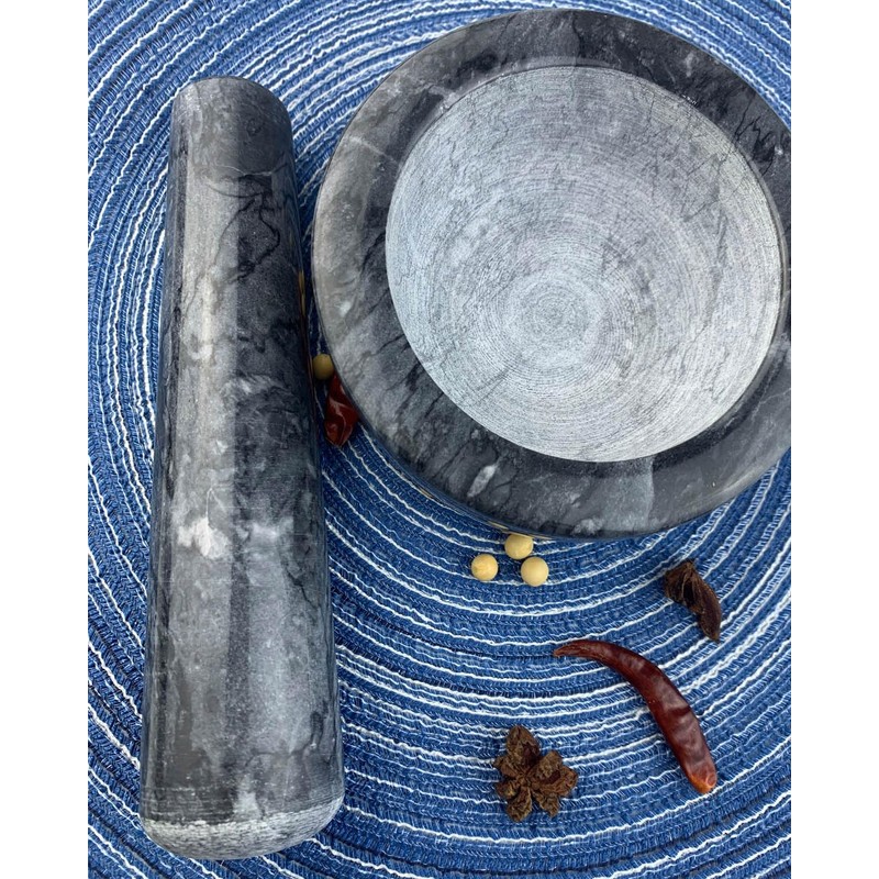 Marble Replacement Pestle only，Granite Polished Pestle （Black）