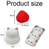 4 PCS Taba Squishy Kit, Taba Squishy Strawberry, Strawberry Squishy,
