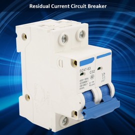 Dz47 63 C63 220 Cataos De Corriente 220V Dz47?63 2Pole 32A Rccb Current Circuit Breaker 220 380V