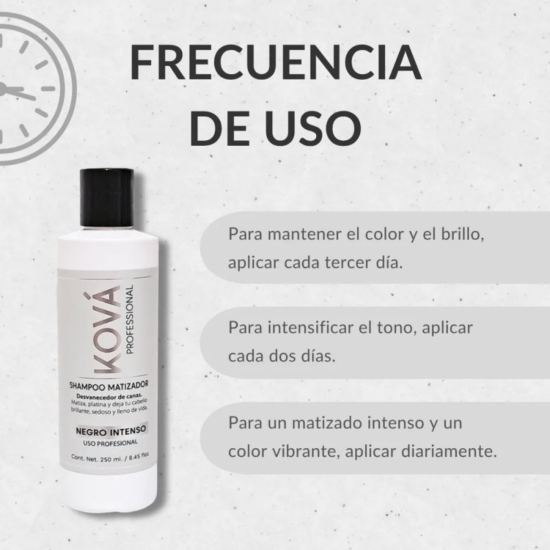 Shampoo Para Canas Negro Intenso Ková 250ml