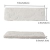 Jusmioke 40 Pcs White Thin Brick Veneers, 2.4" x 7.9"