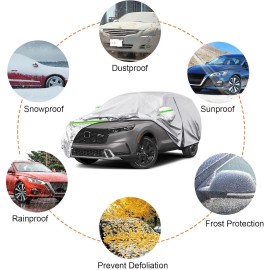 sohomall For Nissan Murano Car Cover 6-Layer Cotton Outdoor Dust All Weather Protection