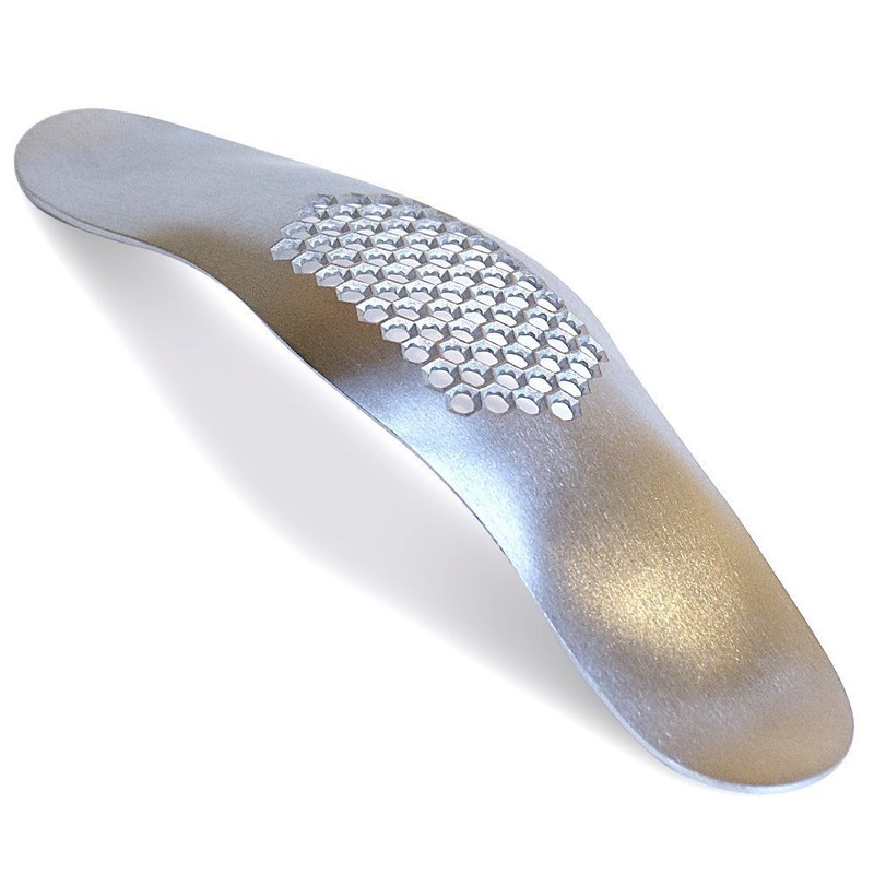 ToSSme Garlic Rocker Crusher Mincer Press Dishwasher Safe, Stainless Steel