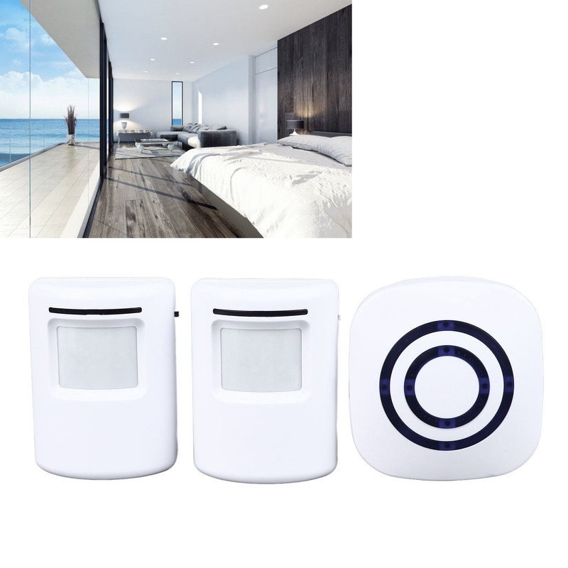 Infrared Sensor Doorbell Wireless Trigger Alarm Door Entry Welcome Doorbell