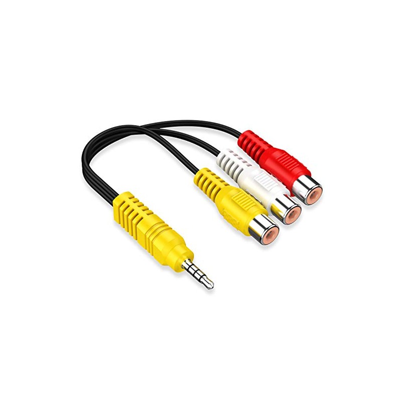 SNLLMZI AV Adapter, Video AV Component Adapter Cable Replacement for
