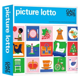 Galt Toys, Picture Lotto, Classic Picture Lotto Game for Children, Ages 4 Years Plus