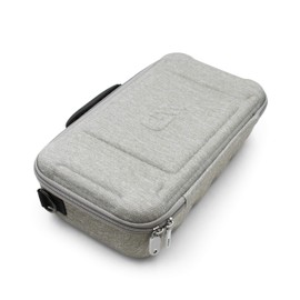 CASEMATIX CB Radio Case with Padded Interior Divider and Zipper Accessory Storage, Travel Case Only