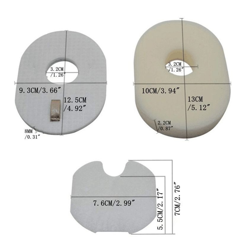 2 PK Filter Kit For Shark Rocket HV300, HV301, HV302,