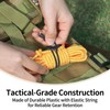 YAFIYGI 8Pcs Web Dominator Molle Strap Keepers with Elastic String