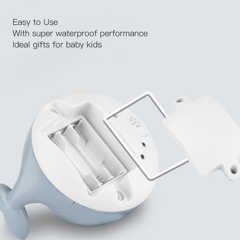 Light Water Toy Automatic Bath Whale Spray Toy Floating Pool