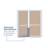 Fire Rated/Hollow Metal Concealed Automatic Door Bottom with Neoprene Solid