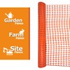 Ashman Plastic Mesh Fence, Construction Barrier Netting, Orange, 4'x200' Feet,