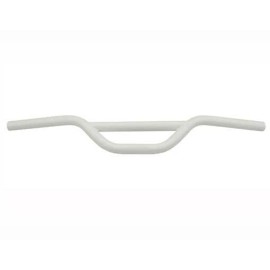 F & R ORIGINAL 3" RISE MX HANDLEBAR 877S STEEL 22.2MM, BMX, FREE STYLE DIFFERENT COLOR - White