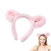 Bear Ear Headband | Cute Plush Makeup Headband,Hair Accessories, Non