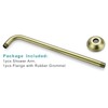BESTILL 16 Inch L-Shaped Shower Head Extension Arm, Shower Arm
