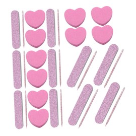 Baluue 20sets Diy Nail Tools Kit Nail Buffer Blocks and Polishing Strips for Professional Manicures Easy to Carry for Home Travel