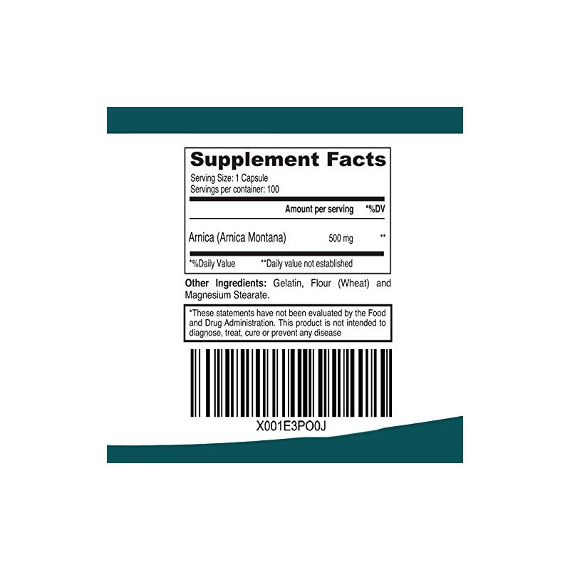 ELP ESSENTIAL Arnica Montana Capsules 100 Capsules
