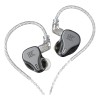 Auriculares intraurales con cable Kz Dq6 sin micrófono, color gris