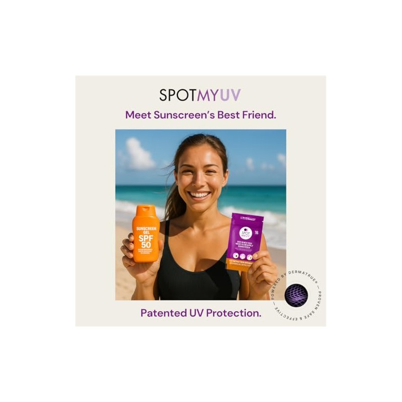 SpotMyUV UV Detection Stickers - Know When to Reapply Sunscreen