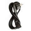 PeakTech Power Cable - IEC Cable with Protective Contact Angled
