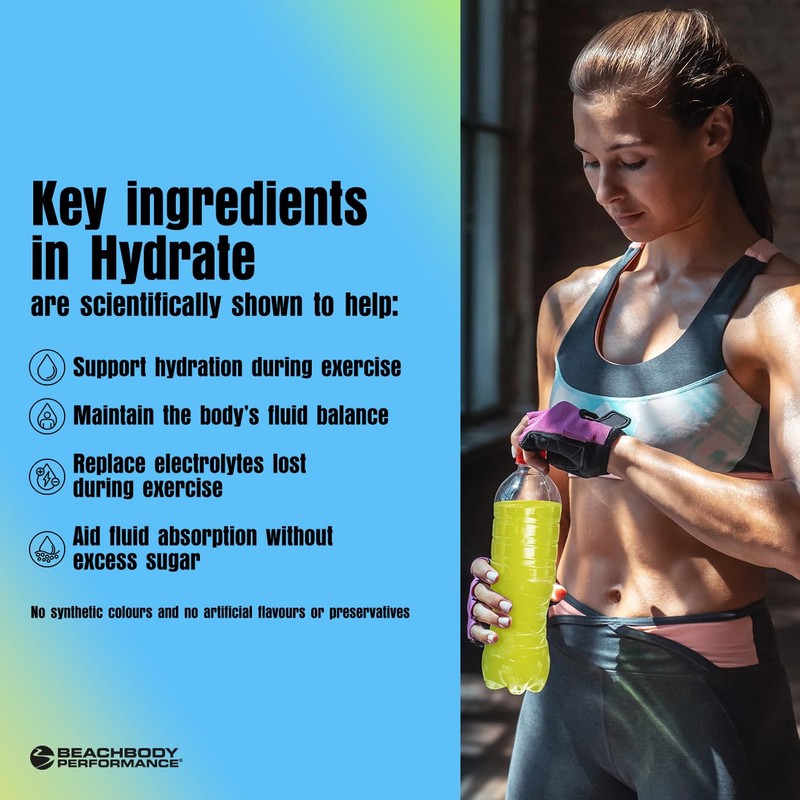 BODi BODi Hydrate Performance Hydration Supplement, Quercetin Enriched Electrolyte Powder,