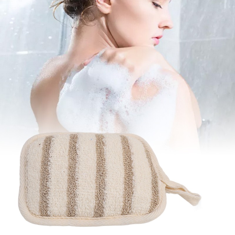 6pcs Exfoliating Sponge Pad Deep Cleaning Double Side Shower Scrubber