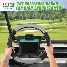 10L0L Golf Cart Steering Wheel Cover for Yamaha G29 and Club Car DS Precedent,14" Easy to Install and Feels Good in Handling