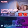 FEISEDY Retro 70s Blue Light Filter Glasses 99.99% Blue Light