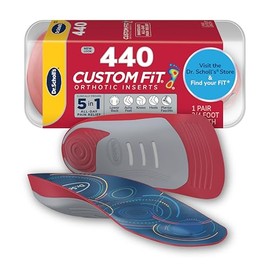 Dr. Scholl's Insertos ortopédicos de ajuste personalizado, CF 440, rojo