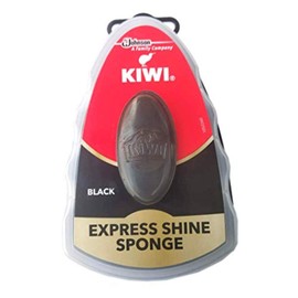 Kiwi Express Shoe Shine Sponge , Black 0.2 fl oz (pack of 5)