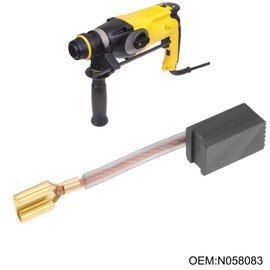 EMSea 2X Hammer Drill Carbon Brush 6.3x8x13mm N058083 Compatible with DeWalt D25123K D25103K D25223K