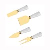Marble Cheese Knife Set of 4 Gold Marble Handle Butter