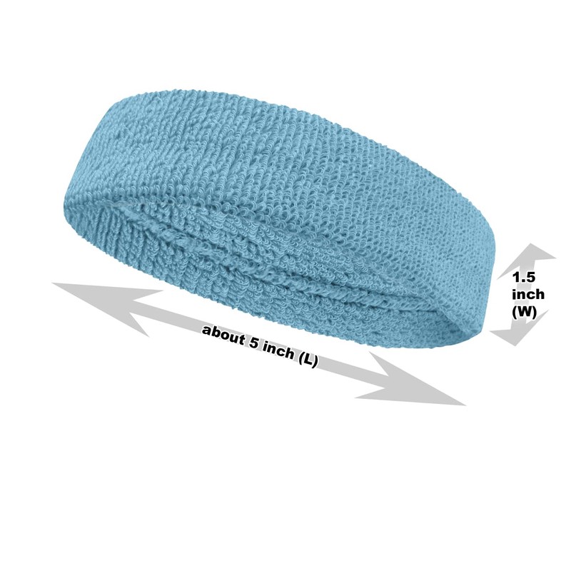 Couver Diadema de rizo azul cielo claro para bebé, 4