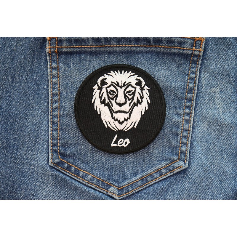 Leo Patch - Iron on - Embroidered