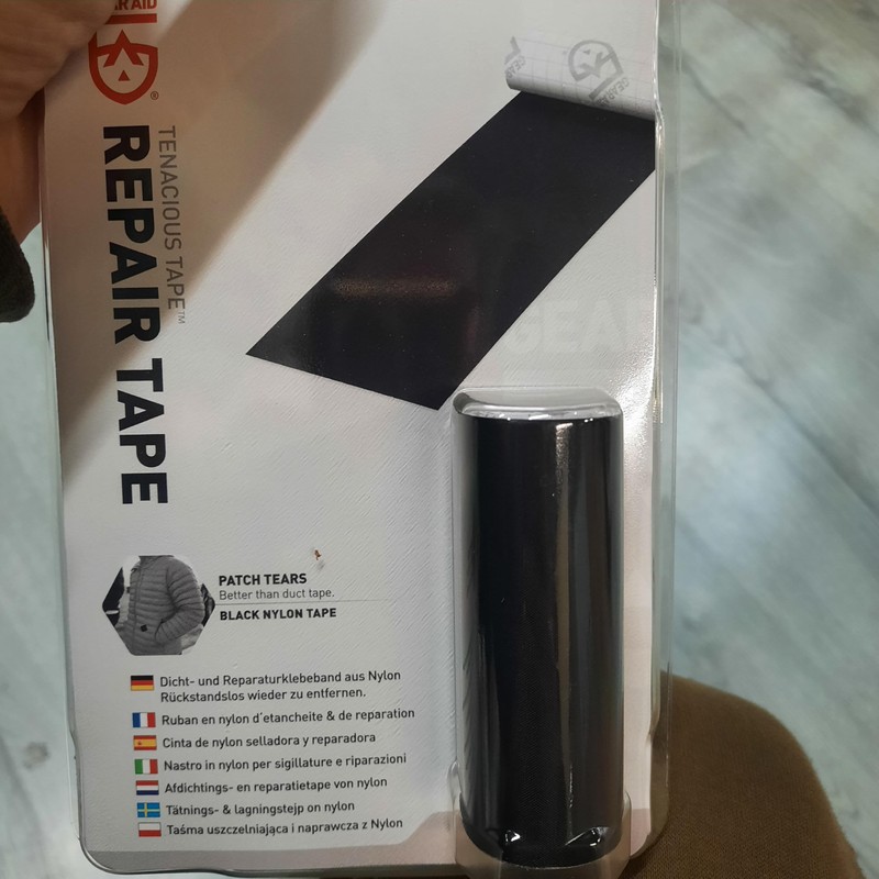 McNett Unisex Tenacious Tape, Black, One Size UK