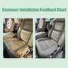 Priprilod Leather Driver & Passenger Side Bottom Replacement Seat Cover