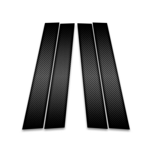 Upgrade Your Auto 4pc Carbon Fiber Pillar Post Covers for