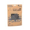 etree 50 x Plastic Plant Labels Black 4"