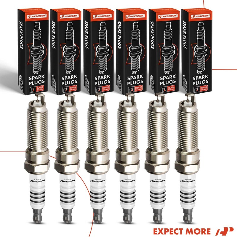 A-Premium Iridium Platinum Bujías compatibles con Mazda 6 2009-2012, CX-9
